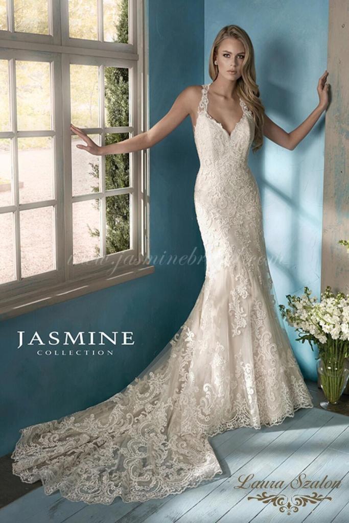 Bérelhető Jasmine Collection menyasszonyi ruha.
